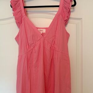 Xirena Leyla Maxi Dress Rosebud Cotton Gauze